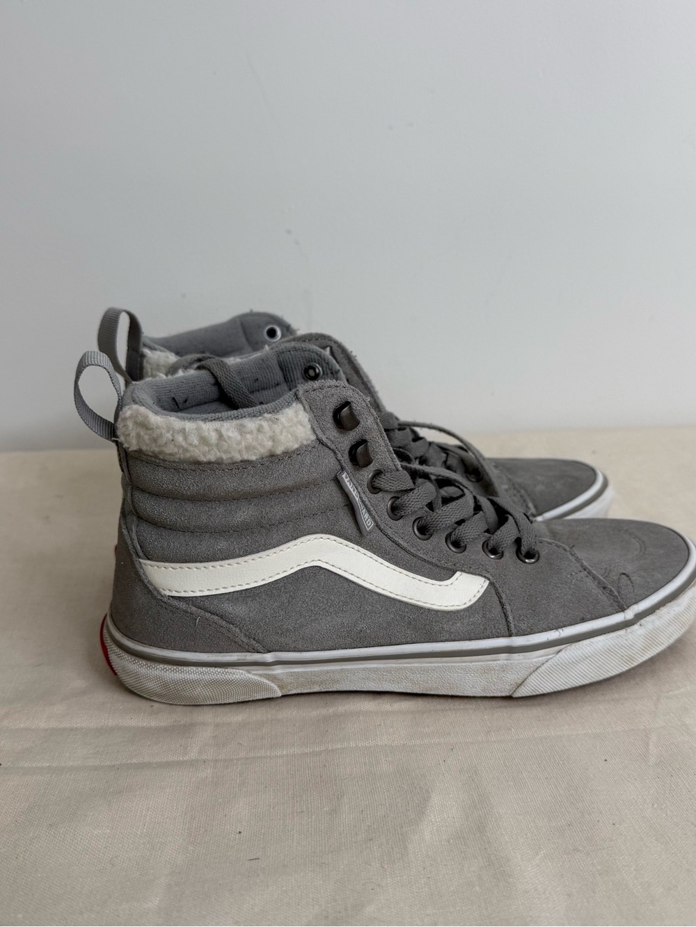 Vans Filmore High Top Women's Size 8,5 Skate Shoes Gray White Vansguard